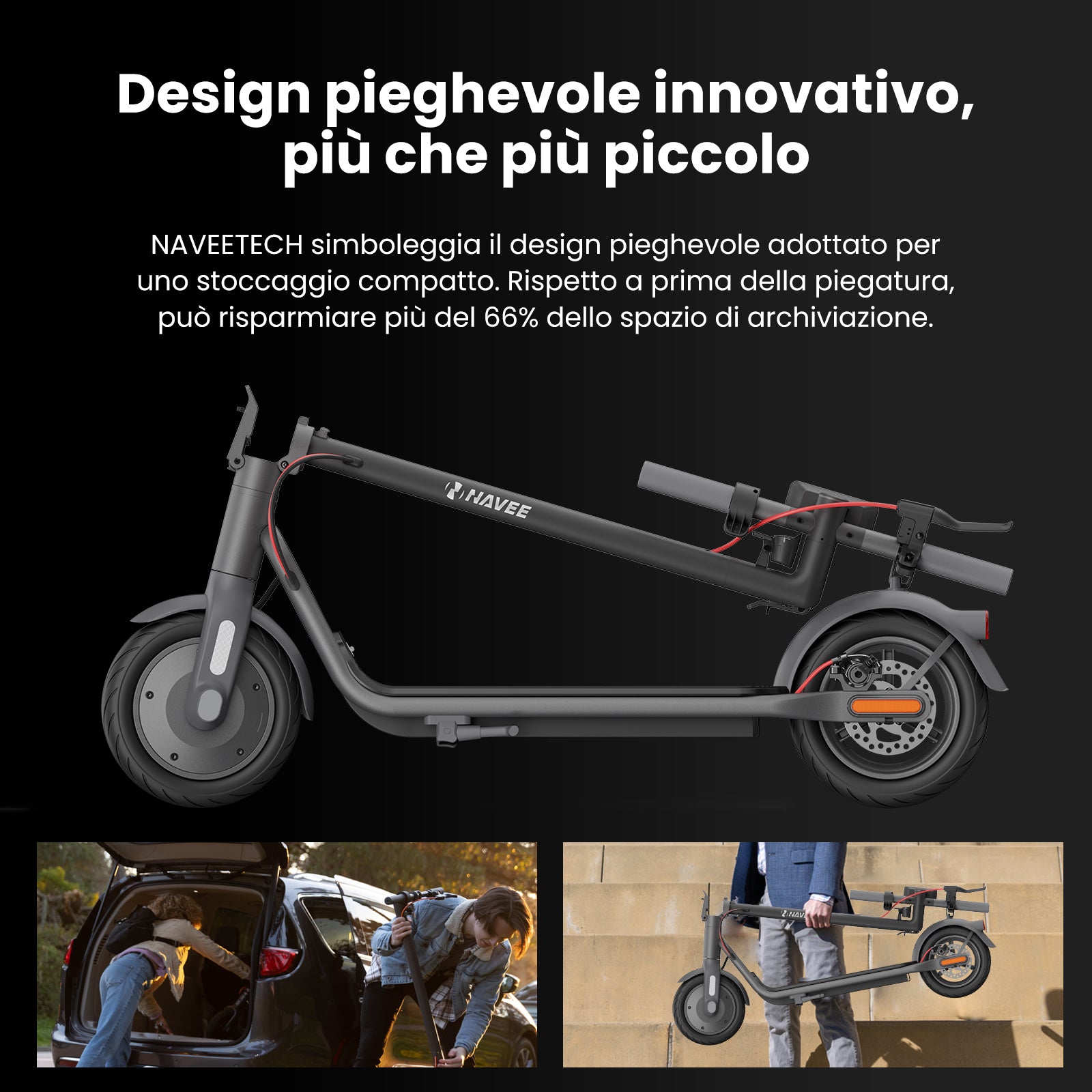 Monopattino Elettrico da Città NAVEE V50i Pro